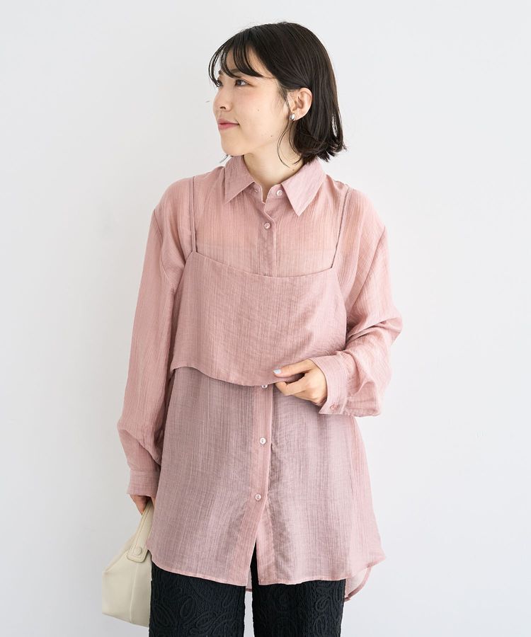 armonia「SET2点シアーシャツ+ビスチェ」|シャツ・ブラウス|