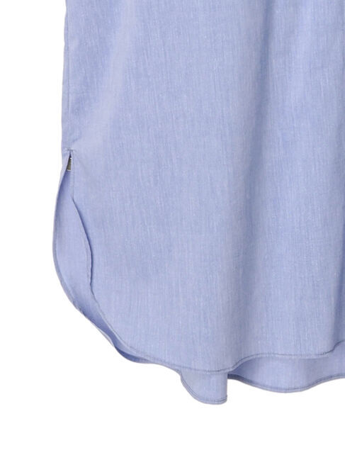 Editt by YECCA VECCA「リブMIXシャツワンピース」|ワンピース|