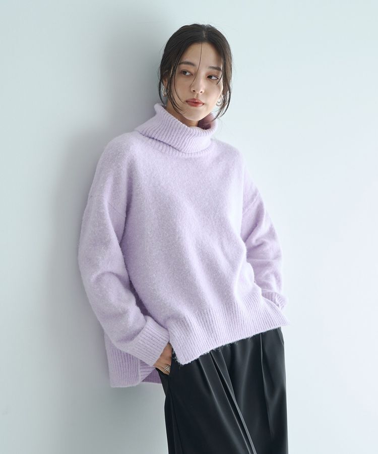 YECCA VECCA「スリットタートルネックニット」|ニット・セーター|