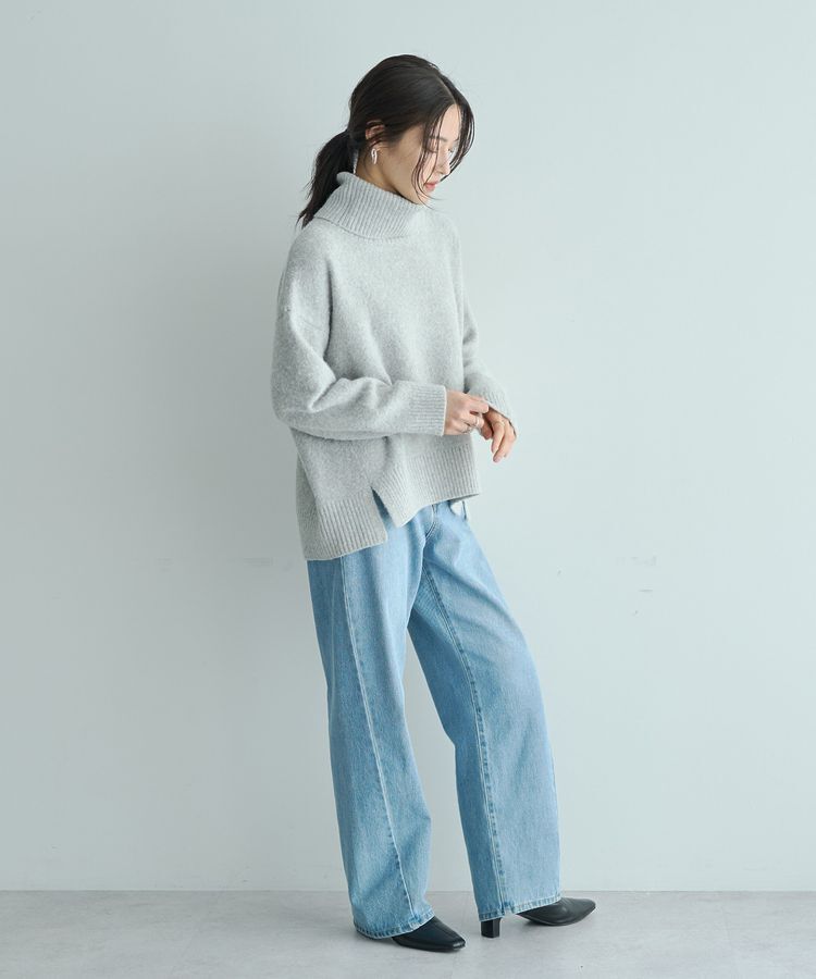 YECCA VECCA「スリットタートルネックニット」|ニット・セーター|