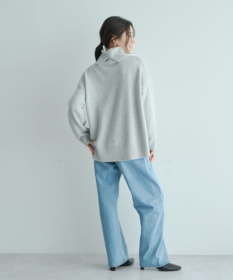 YECCA VECCA「スリットタートルネックニット」|ニット・セーター|