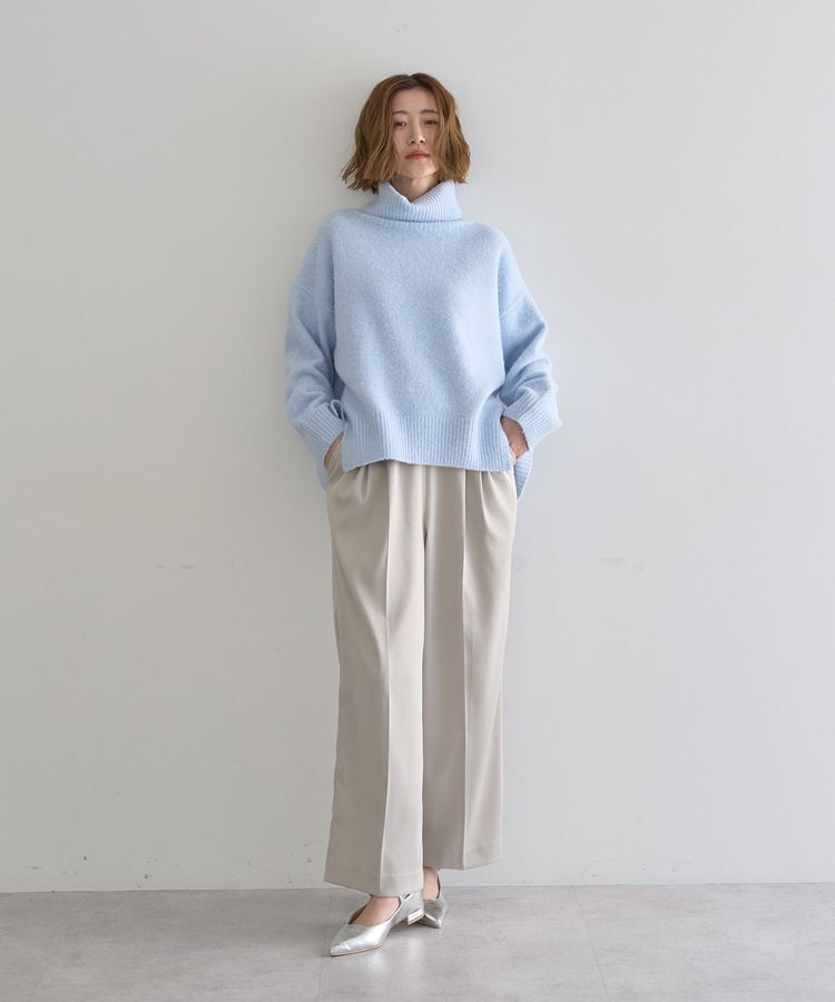 YECCA VECCA「スリットタートルネックニット」|ニット・セーター|
