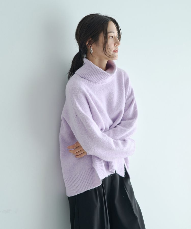 YECCA VECCA「スリットタートルネックニット」|ニット・セーター|