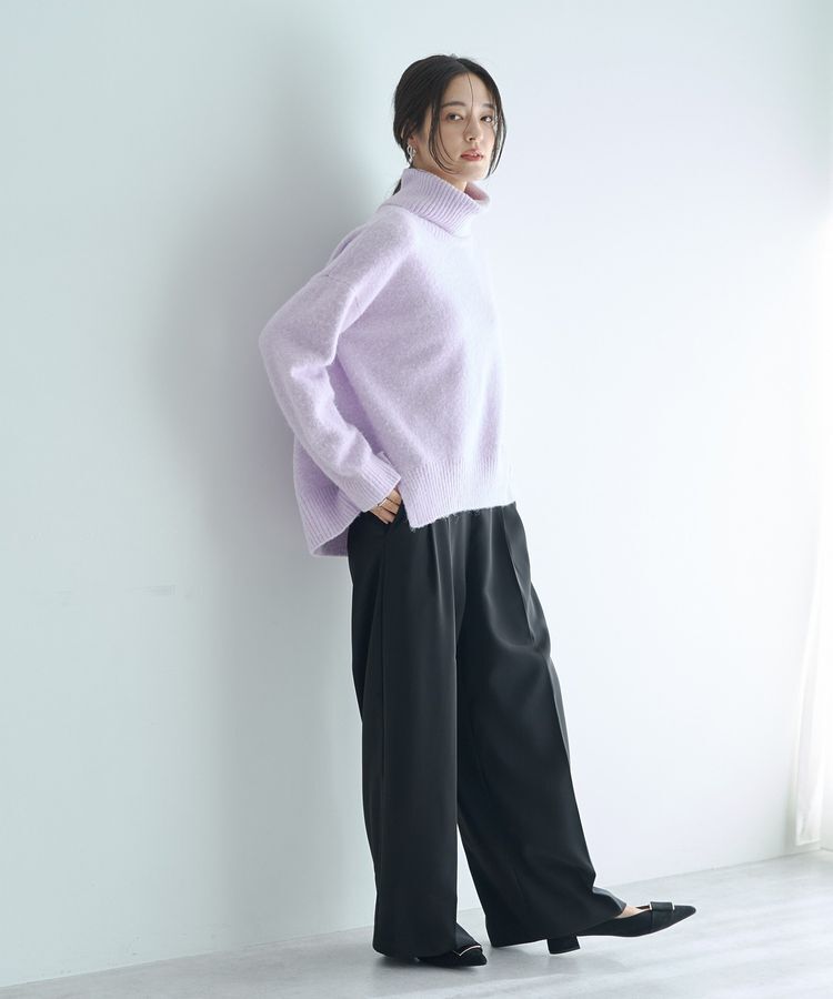 YECCA VECCA「スリットタートルネックニット」|ニット・セーター|