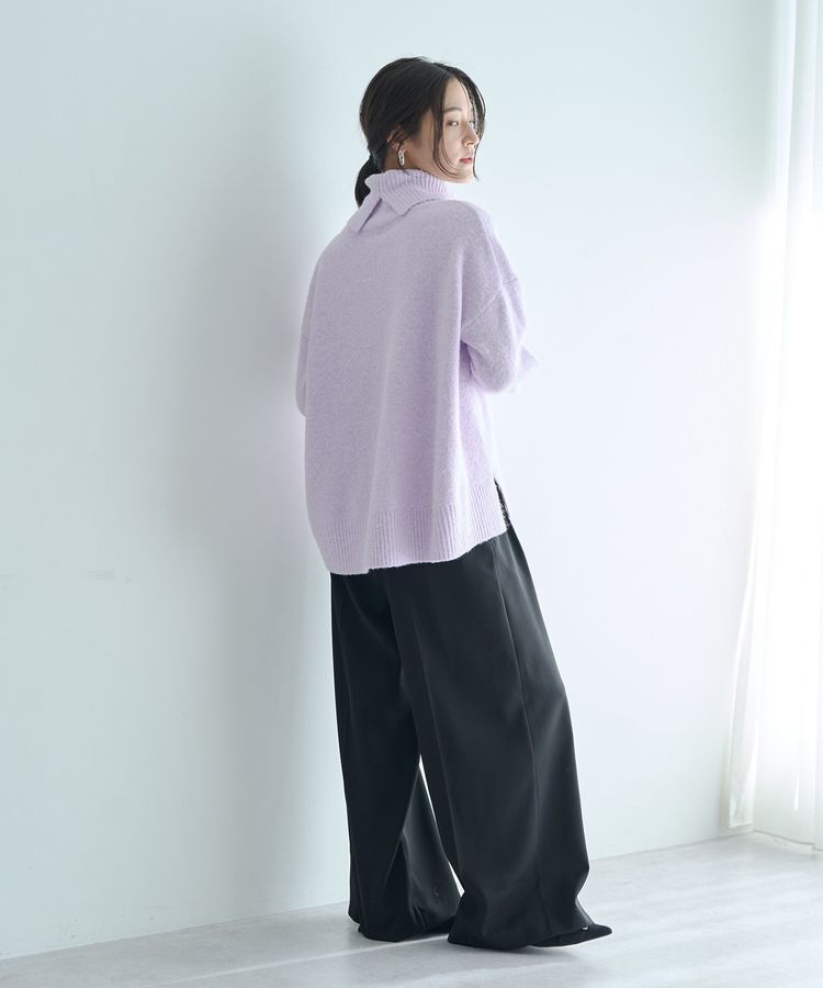 YECCA VECCA「スリットタートルネックニット」|ニット・セーター|