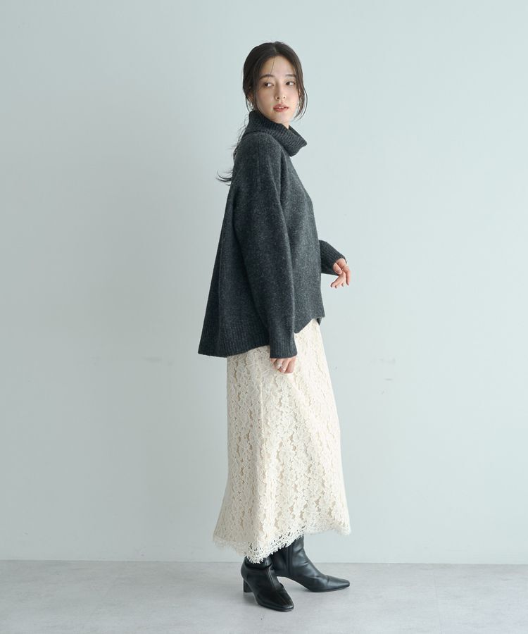 YECCA VECCA「スリットタートルネックニット」|ニット・セーター|