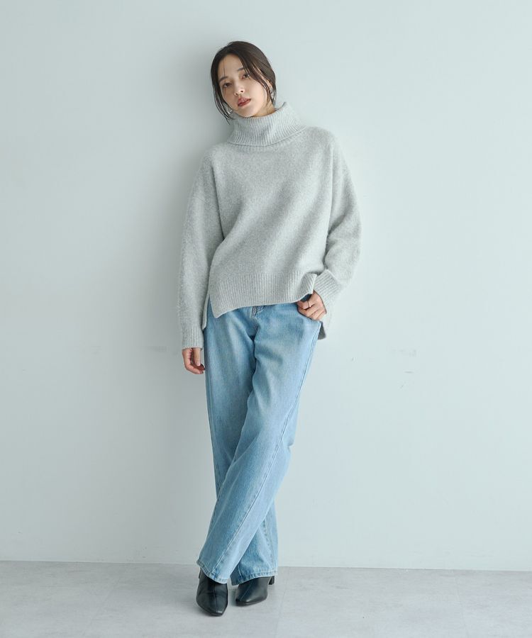 YECCA VECCA「スリットタートルネックニット」|ニット・セーター|
