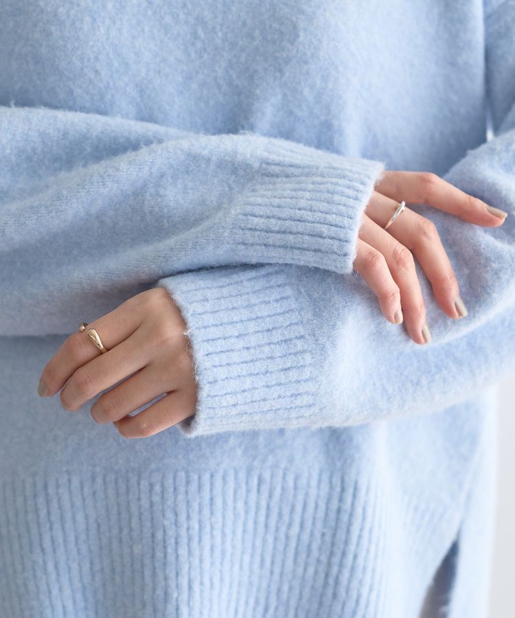 YECCA VECCA「スリットタートルネックニット」|ニット・セーター|