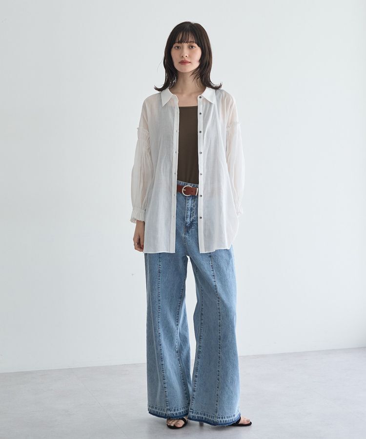 YECCA VECCA「2wayスクエアリブタンクトップ」|キャミソール|