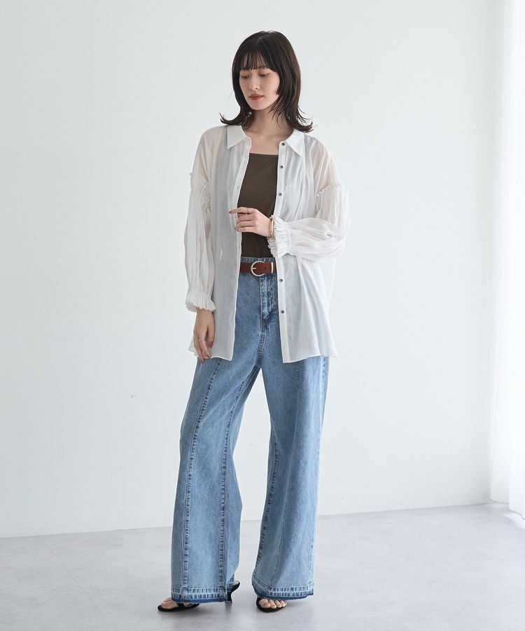 YECCA VECCA「2wayスクエアリブタンクトップ」|キャミソール|