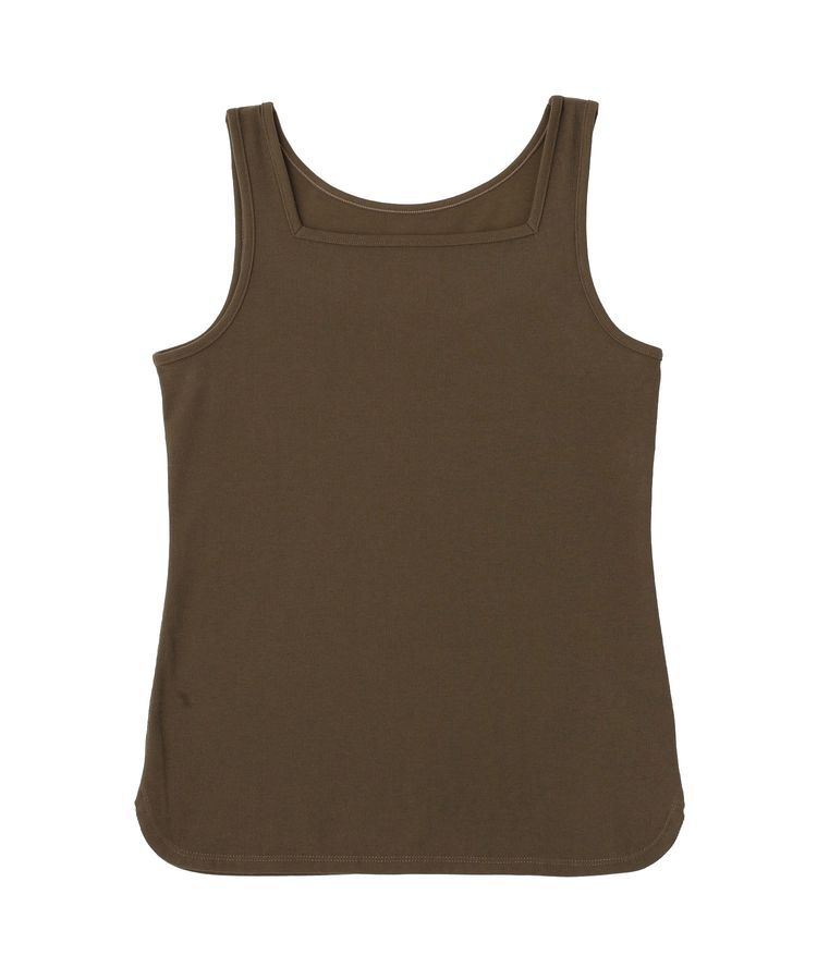 YECCA VECCA「2wayスクエアリブタンクトップ」|キャミソール|