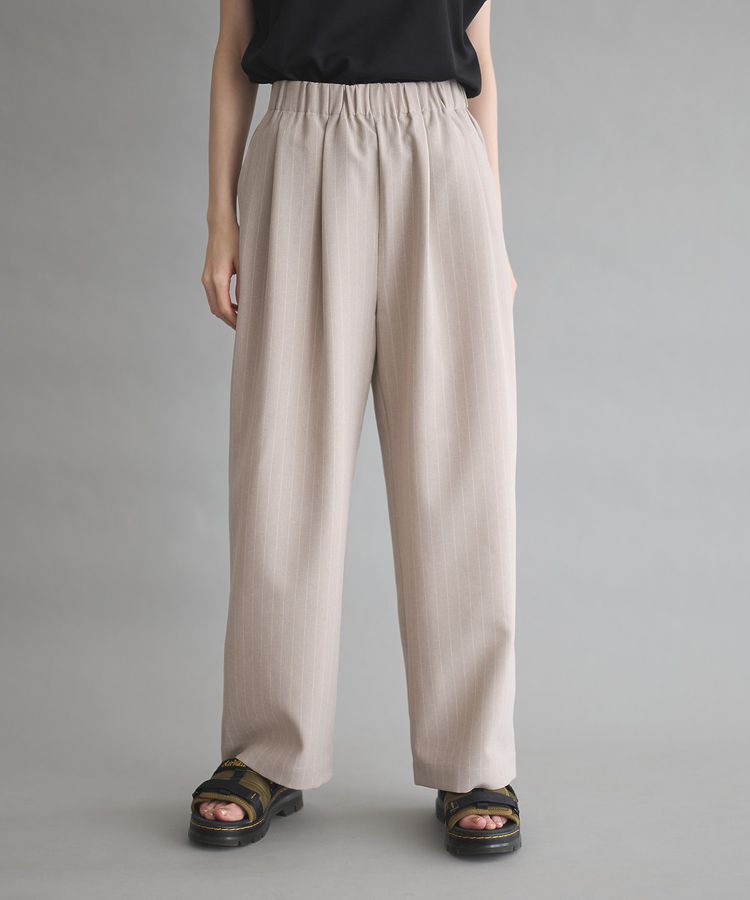 GARAGE OF GOOD CLOTHING「【日本製】ストライプイージータックパンツ」|その他|