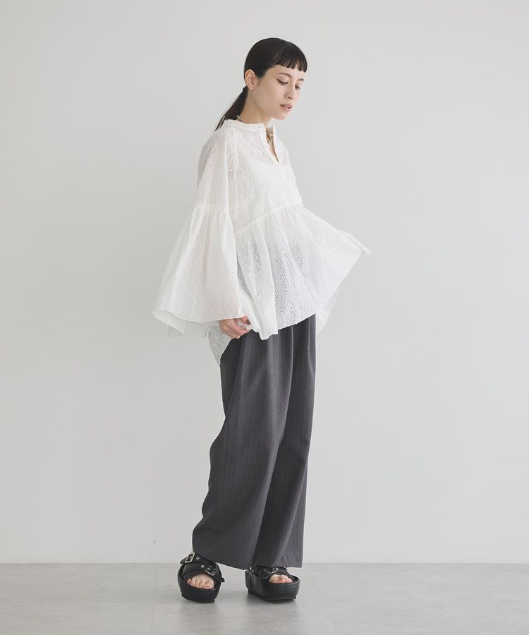 GARAGE OF GOOD CLOTHING「【日本製】ストライプイージータックパンツ」|その他|