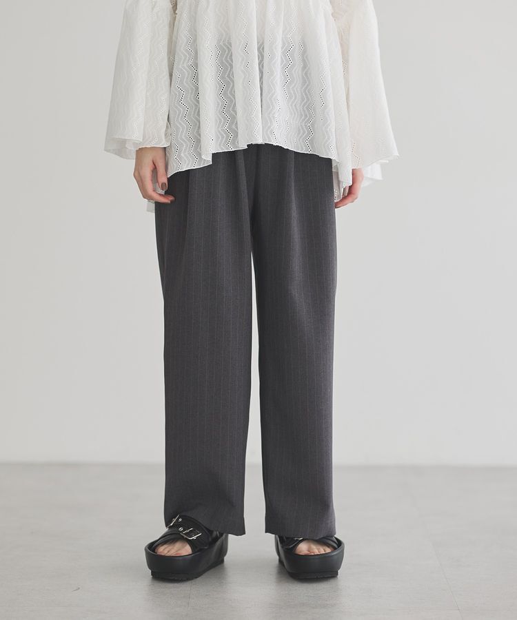 GARAGE OF GOOD CLOTHING「【日本製】ストライプイージータックパンツ」|その他|