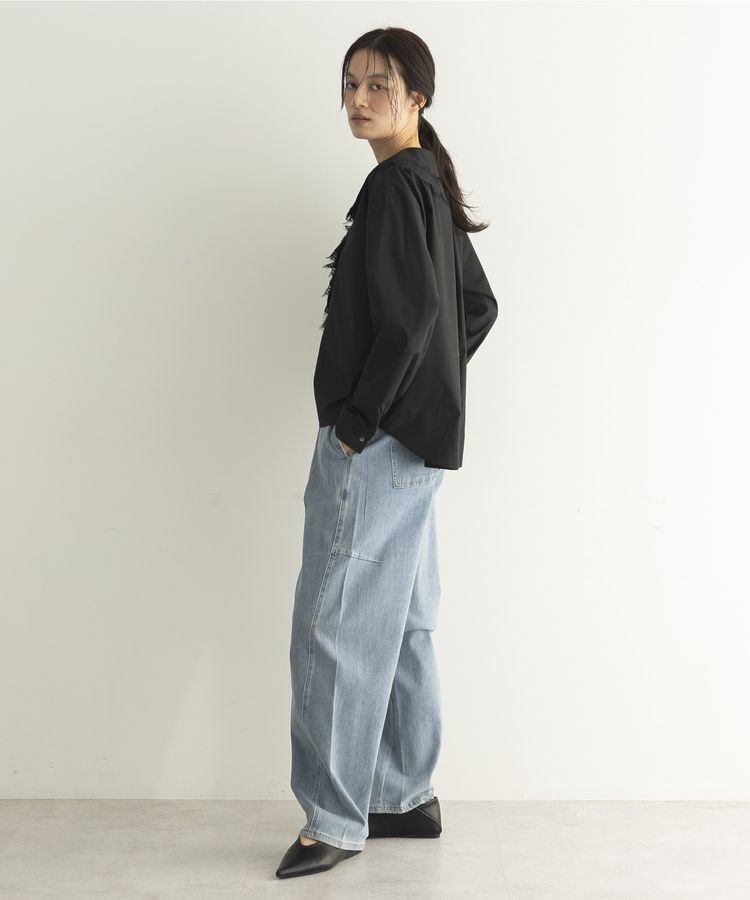 GARAGE OF GOOD CLOTHING「タックコクーンデニムパンツ」|デニム|