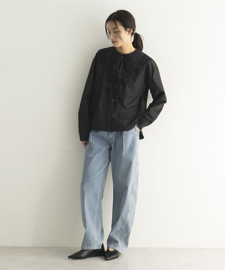 GARAGE OF GOOD CLOTHING「タックコクーンデニムパンツ」|デニム|