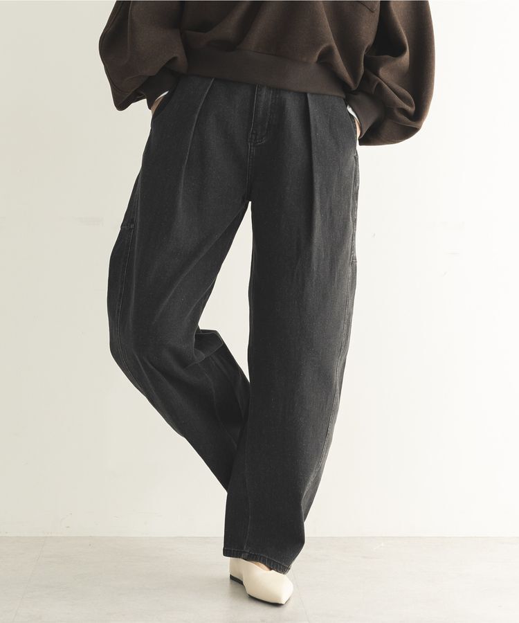 GARAGE OF GOOD CLOTHING「タックコクーンデニムパンツ」|デニム|