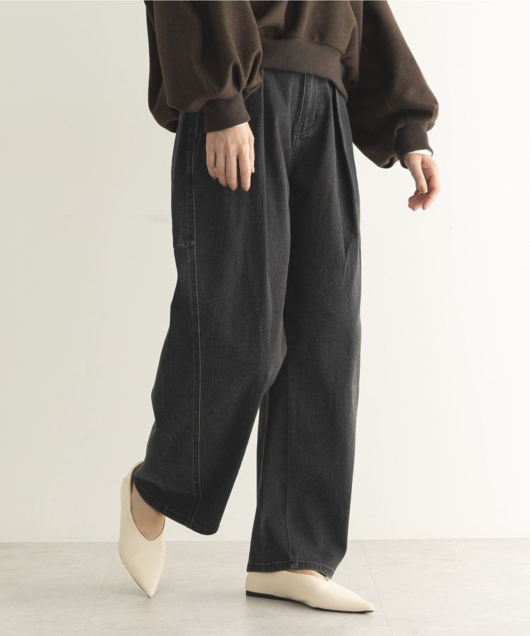 GARAGE OF GOOD CLOTHING「タックコクーンデニムパンツ」|デニム|