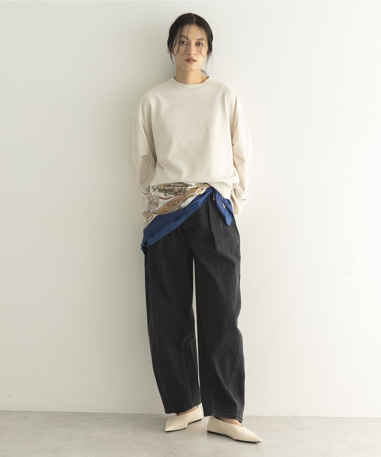 GARAGE OF GOOD CLOTHING「タックコクーンデニムパンツ」|デニム|