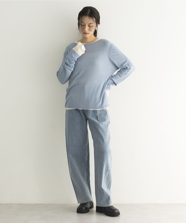 GARAGE OF GOOD CLOTHING「タックコクーンデニムパンツ」|デニム|