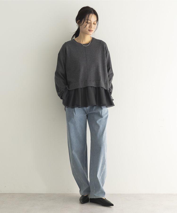 GARAGE OF GOOD CLOTHING「タックコクーンデニムパンツ」|デニム|