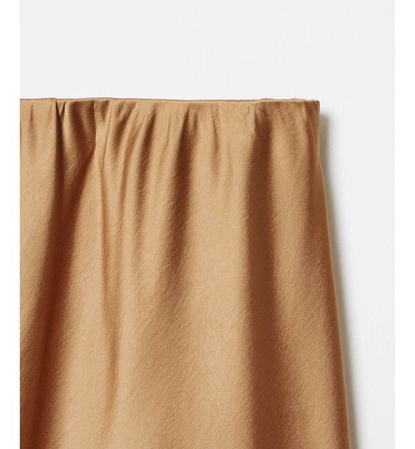 allureville「サテンバイヤスナロースカート」|スカート|