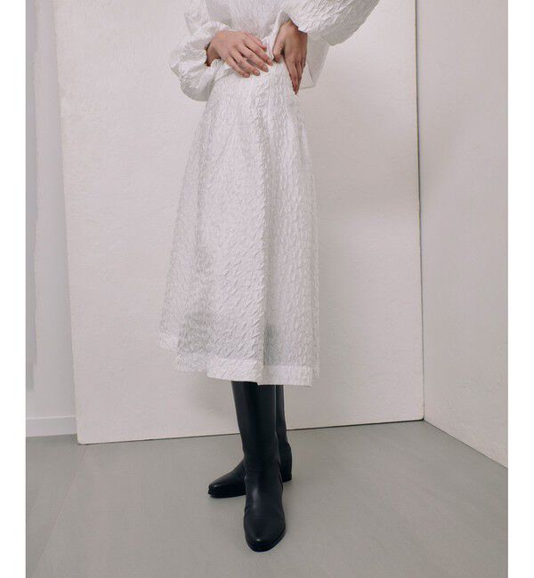 allureville「フクレジャガードタックスカート」|スカート|