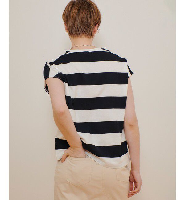 allureville「ワイドボーダープルオーバー」|Tシャツ・カットソー|