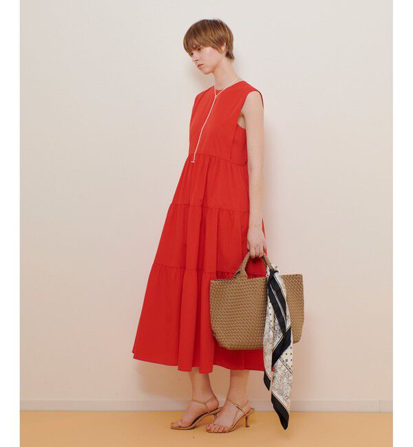 allureville「タイプライターティアードワンピース」|ワンピース|