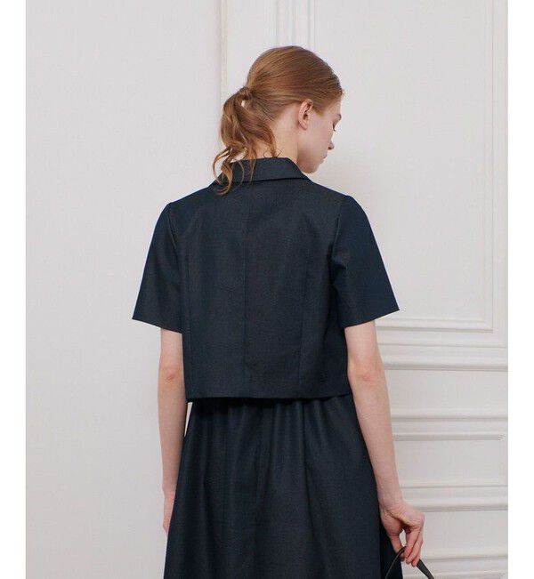 LOULOU WILLOUGHBY「◇【LOULOU WILLOUGHBY】シャンブレー半袖ジャケット」|その他|