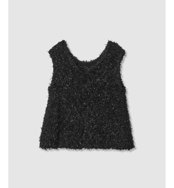 LOULOU WILLOUGHBY「【LOULOU WILLOUGHBY】リボンシャギープルオーバー」|ニット・セーター|