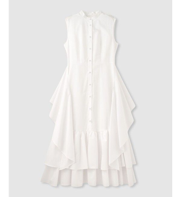 LOULOU WILLOUGHBY「【LOULOU WILLOUGHBY】レイヤードレープワンピース」|ワンピース|