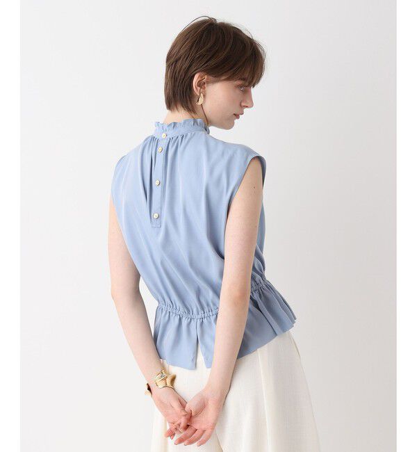 allureville「ペプラムヘムフレンチブラウス」|シャツ・ブラウス|