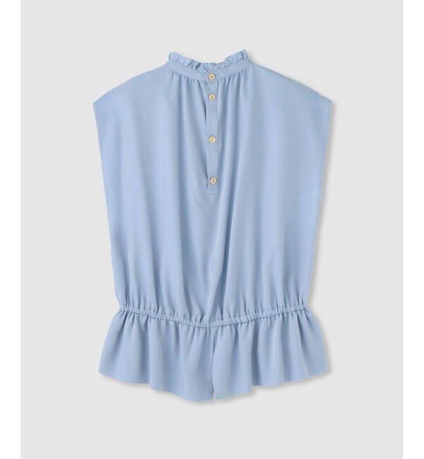 allureville「ペプラムヘムフレンチブラウス」|シャツ・ブラウス|