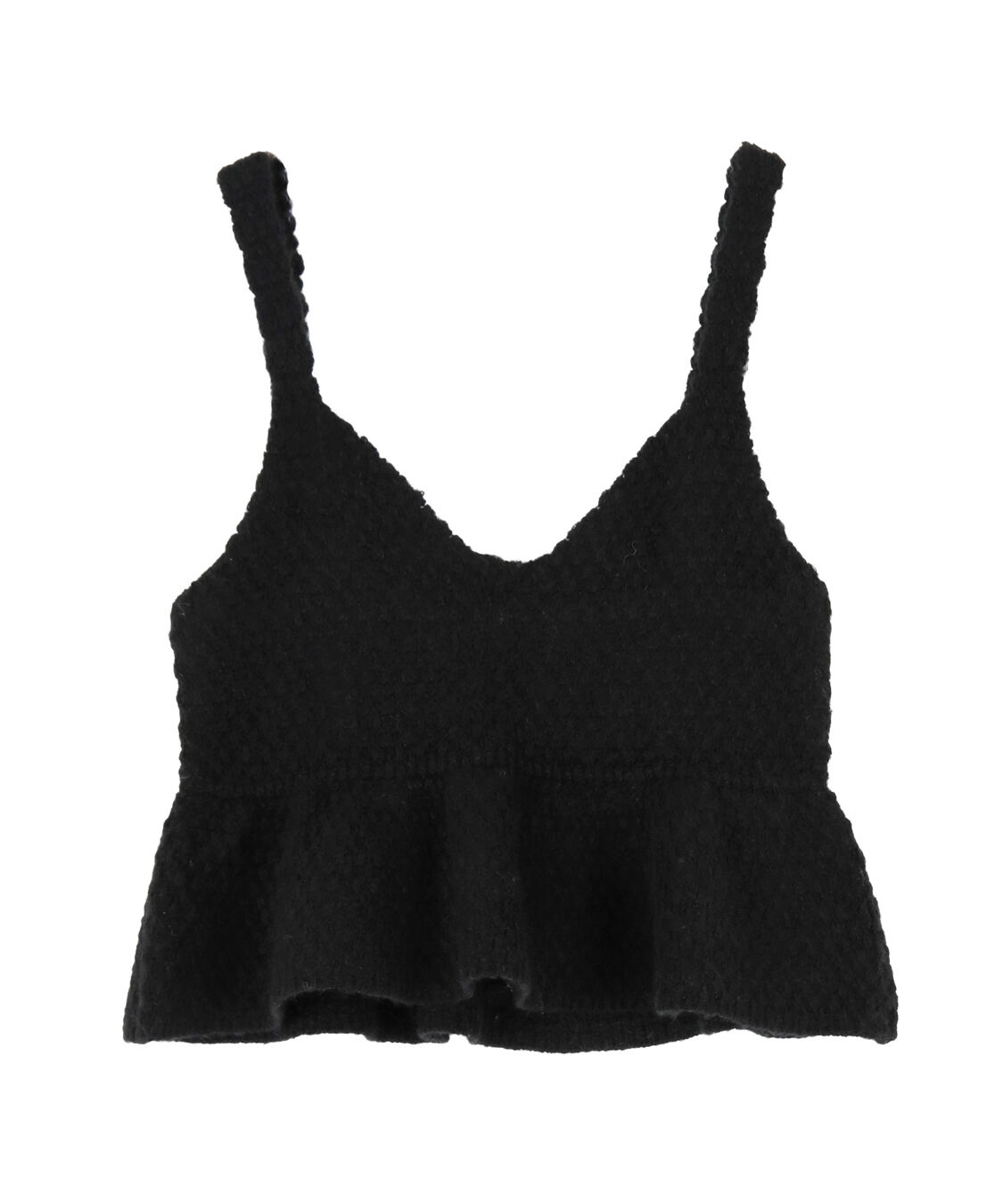 titivate「ペプラムニットビスチェ」|ニット・セーター|ブラック