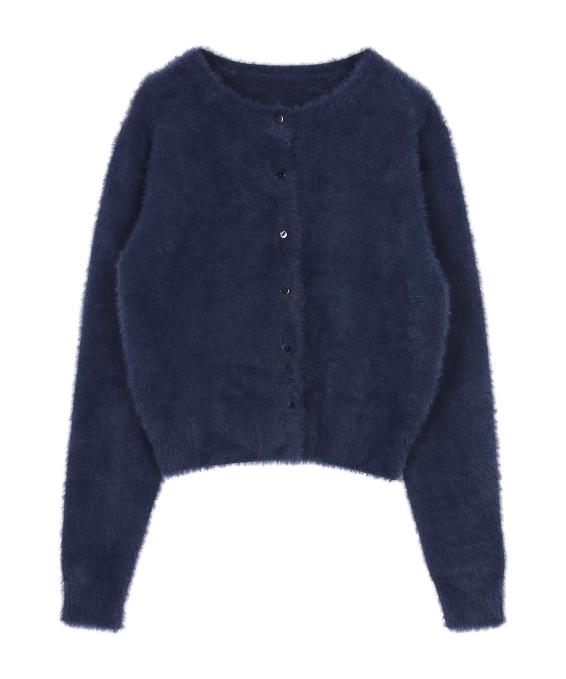 titivate「クルーネックミニシャギーニットカーディガン」|ニット・セーター|