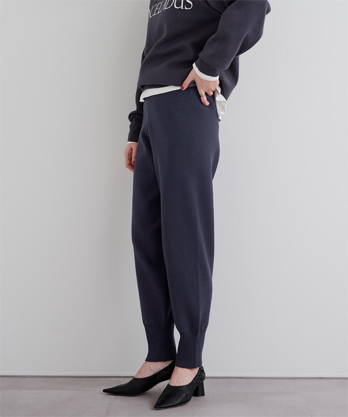 ur's「ニットジョガーパンツ」|スラックス|