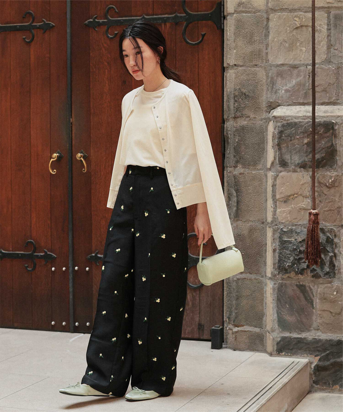 titivate「シアーベロアカーディガン」|カーディガン|