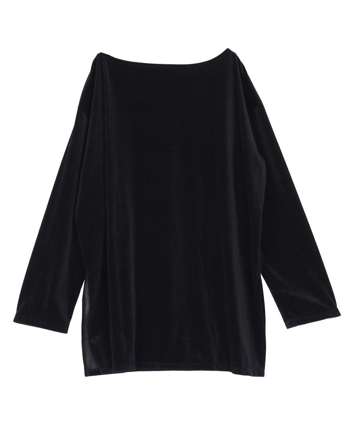 titivate「シアーベロアオーバーサイズロングTシャツ」|Tシャツ・カットソー|