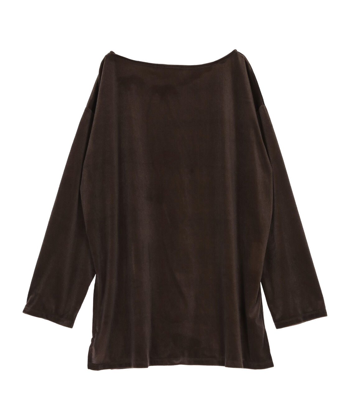 titivate「シアーベロアオーバーサイズロングTシャツ」|Tシャツ・カットソー|