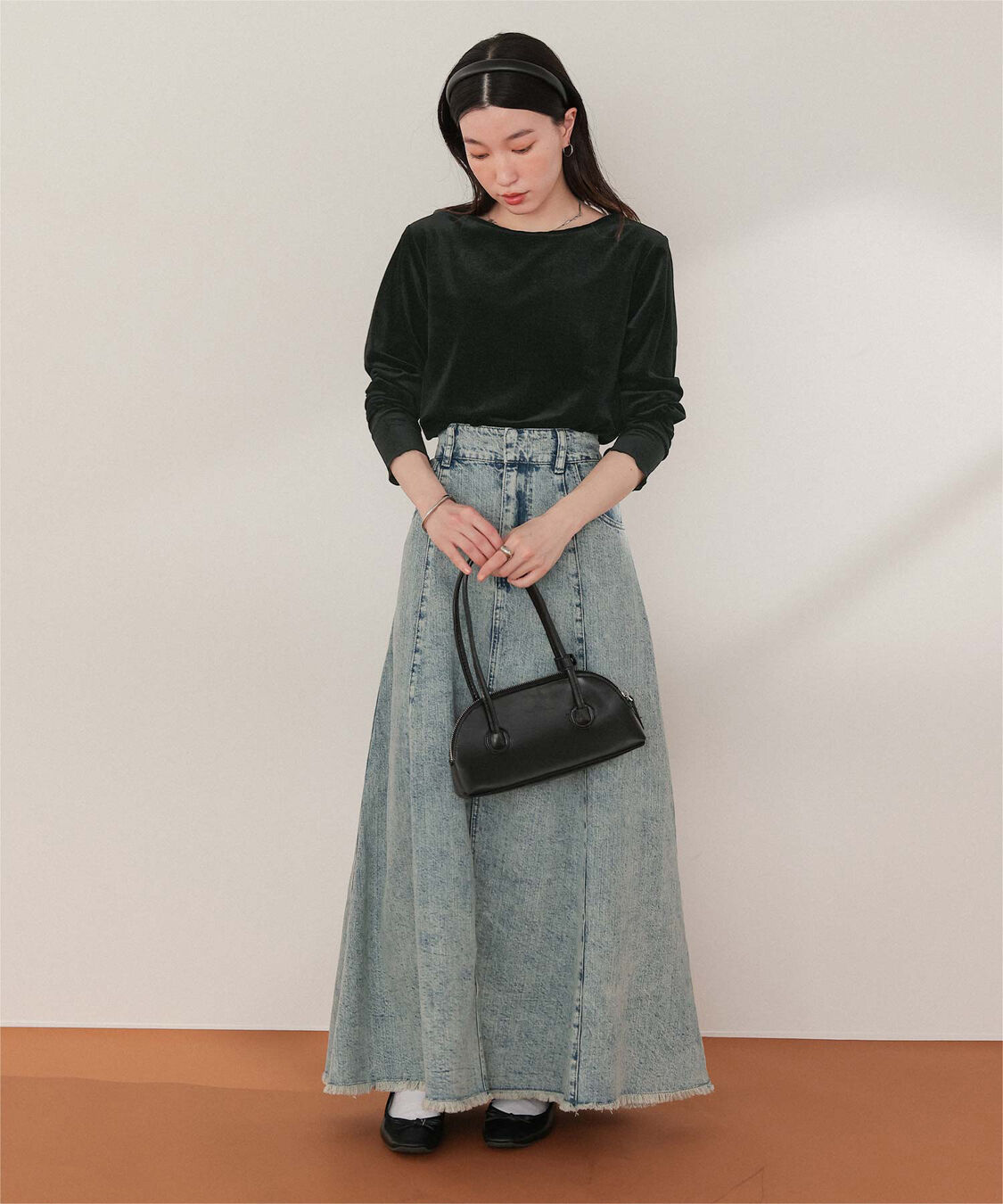 titivate「シアーベロアロングTシャツ」|Tシャツ・カットソー|