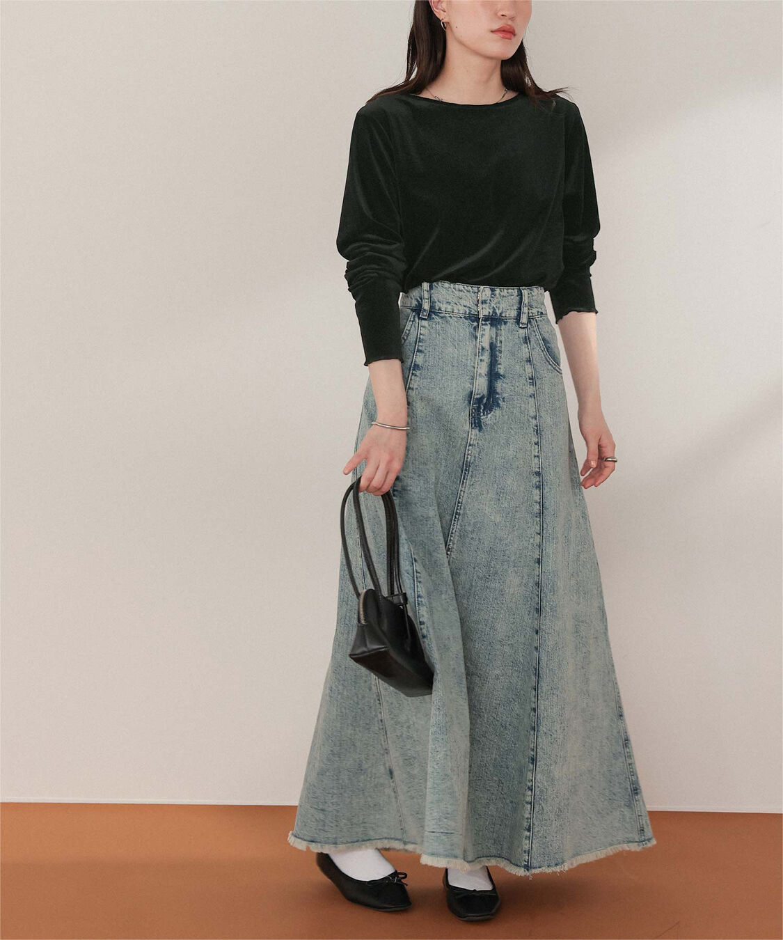 titivate「シアーベロアロングTシャツ」|Tシャツ・カットソー|