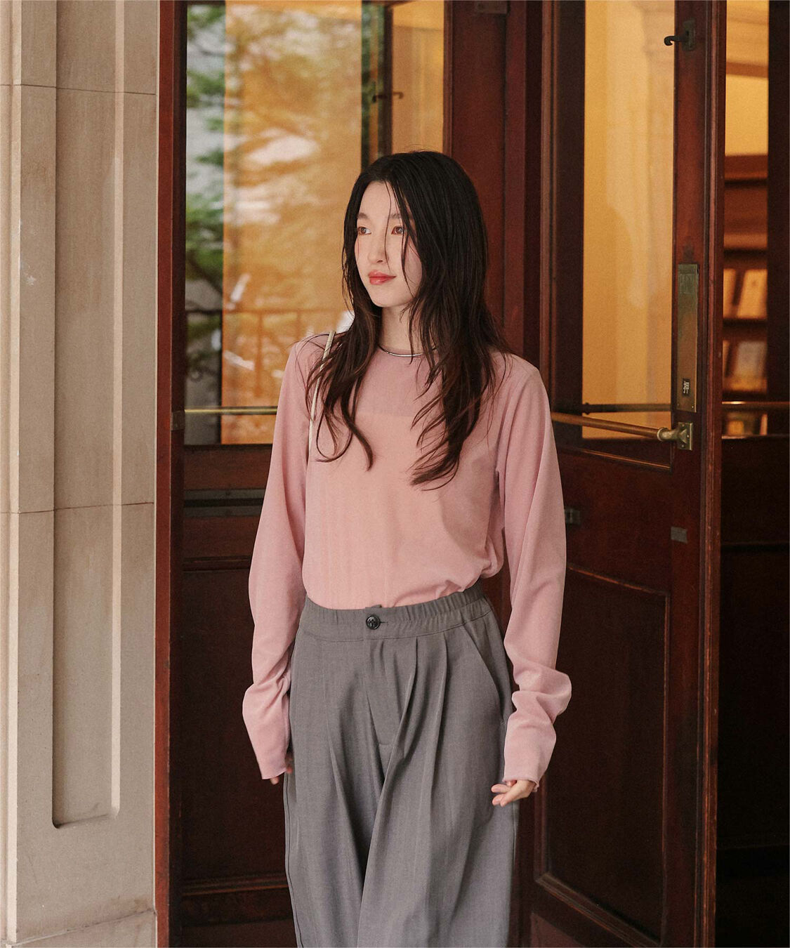 titivate「シアーベロアロングTシャツ」|Tシャツ・カットソー|