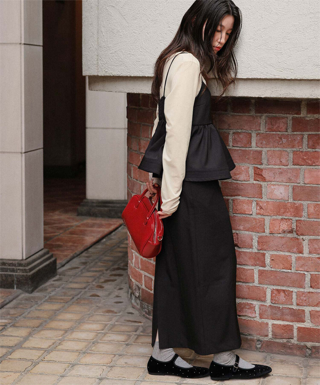 titivate「シアーベロアロングTシャツ」|Tシャツ・カットソー|