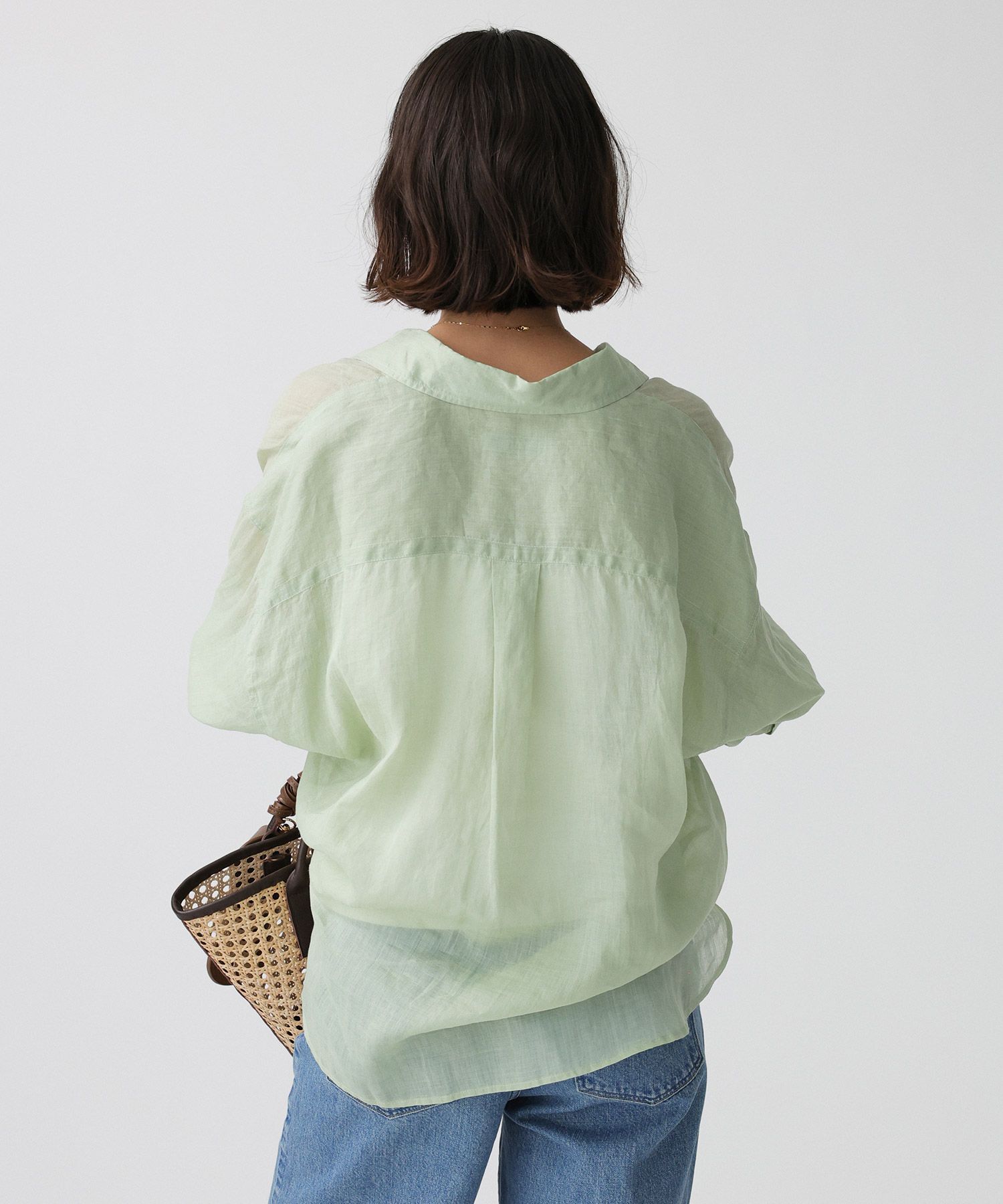 BABYLONE「ラミーシアーカシュクールシャツ」|シャツ・ブラウス|