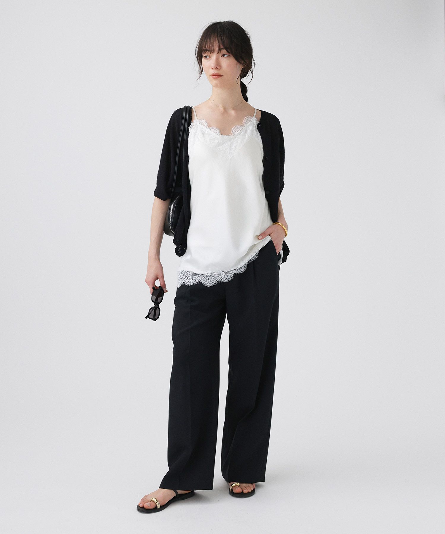 BABYLONE「スラブオックスパンツ」|スラックス|