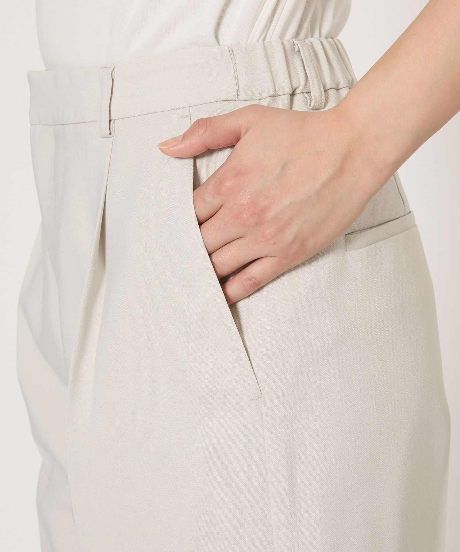 BABYLONE「スラブオックスパンツ」|スラックス|