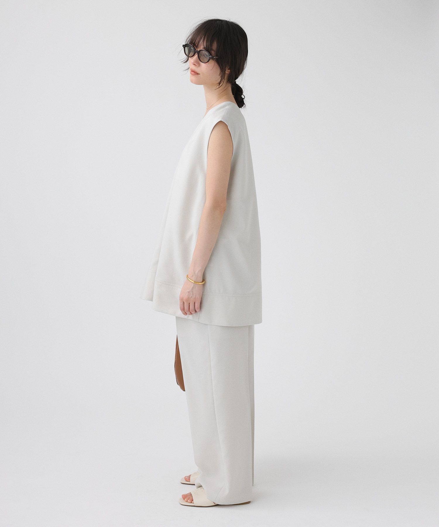 BABYLONE「スラブオックスパンツ」|スラックス|