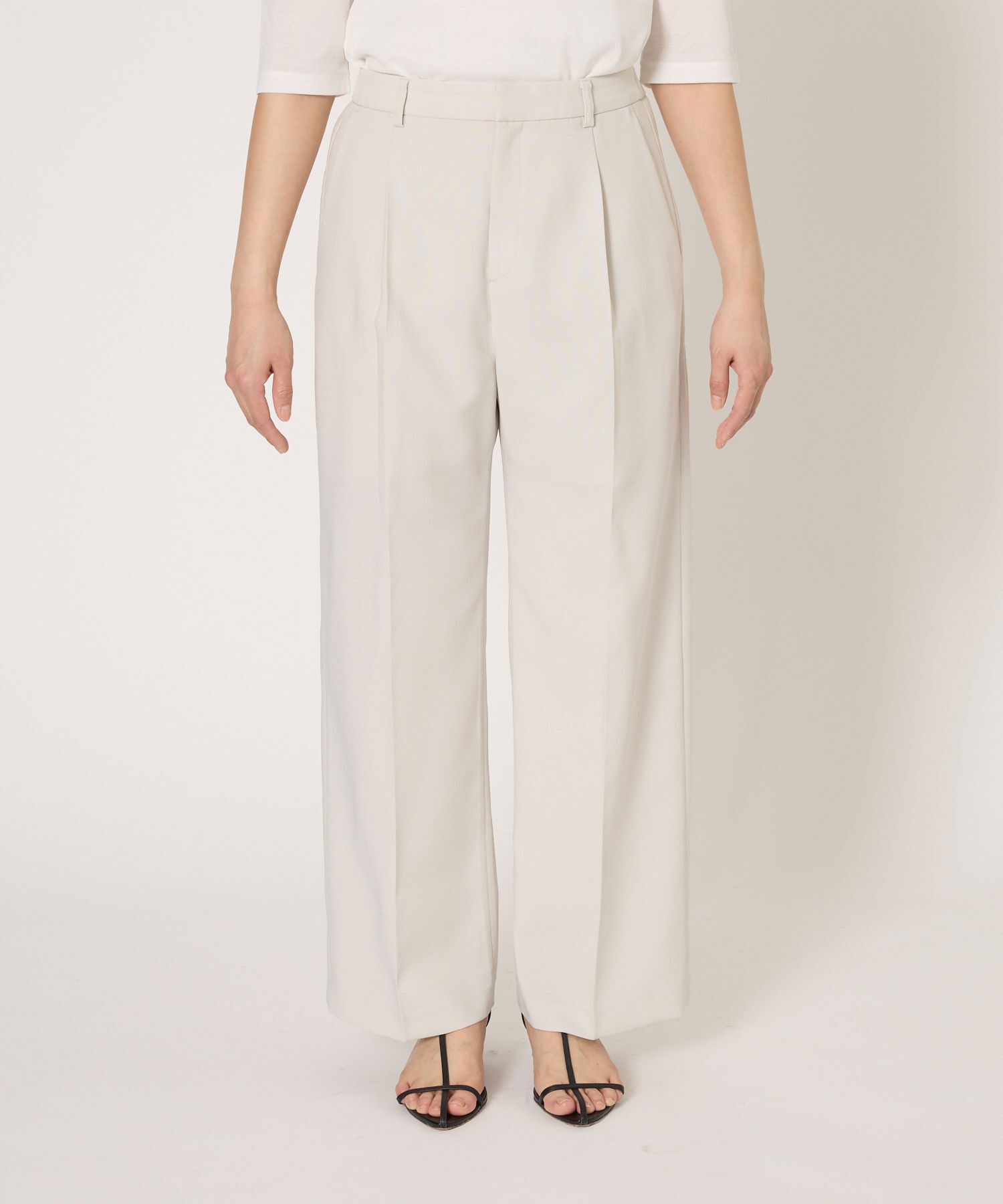 BABYLONE「スラブオックスパンツ」|スラックス|