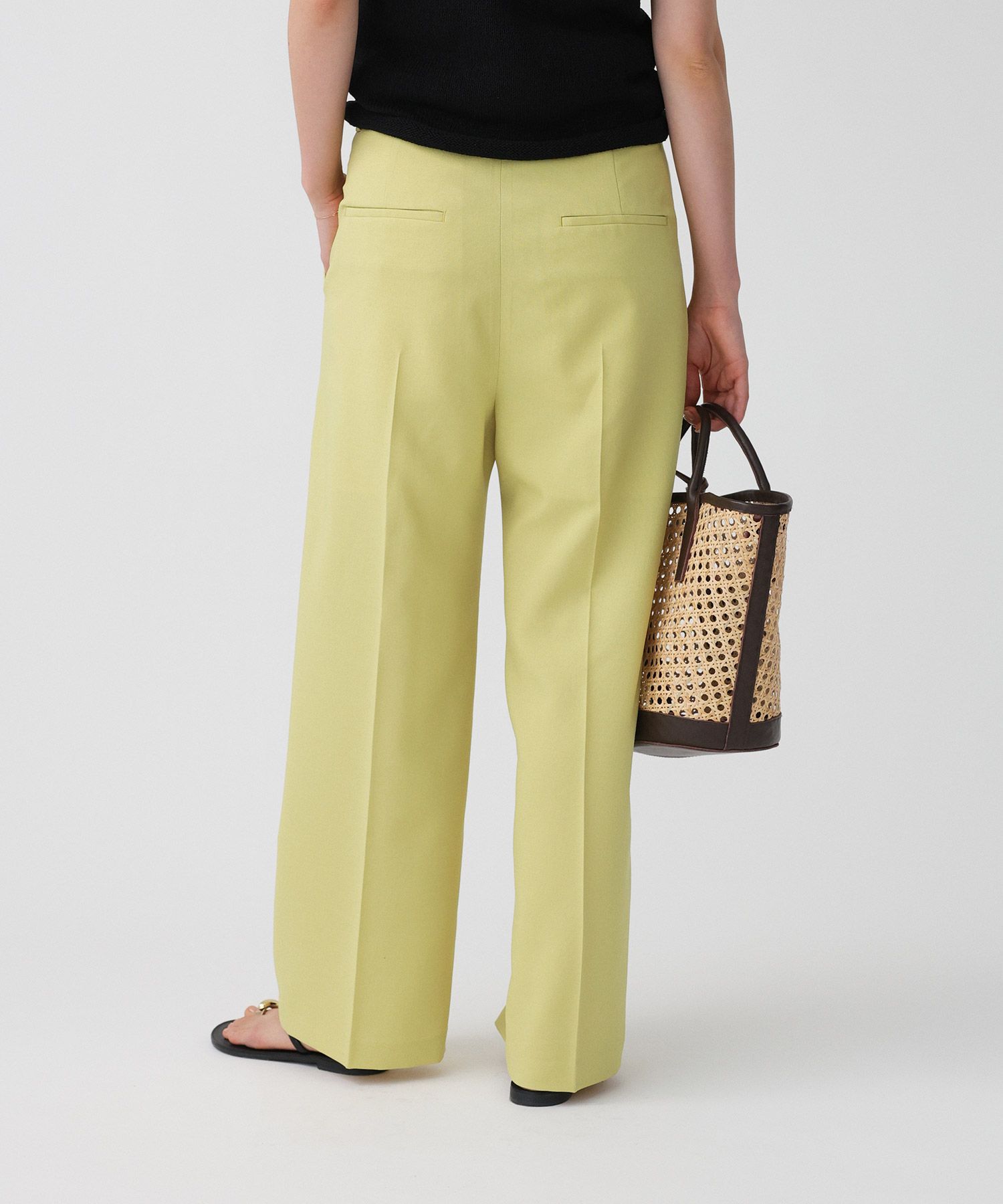 BABYLONE「スラブオックスパンツ」|スラックス|